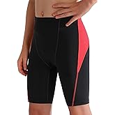 MIVEI Boys Swim Jammers - Youth Competitive Swim Racing Team Swimming Shorts Swimsuit Trunks Bathing Suit Quick Dry UPF 50+