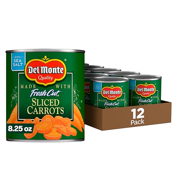 DEL MONTE SLICED CARROTS, 8.25 OUNCE (PACK OF 12)