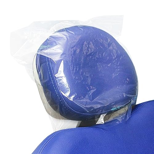 EZGOODZ Headrest Covers for Dental Chair 10'' x 11'', Pack of 250 Clear
