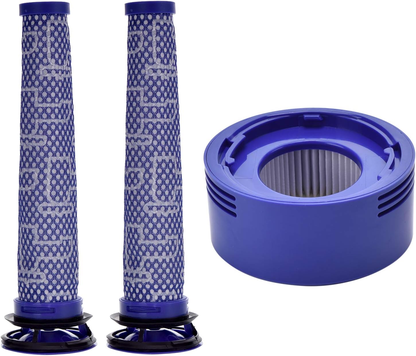 2 Pre Filter + 1 HEPA Post Filter kit for Dyson V7, V8 Animal And Absolute Cordless Vacuum,Replaces Part # Pre-Filter (96566101) and Post- Filter (96747801)