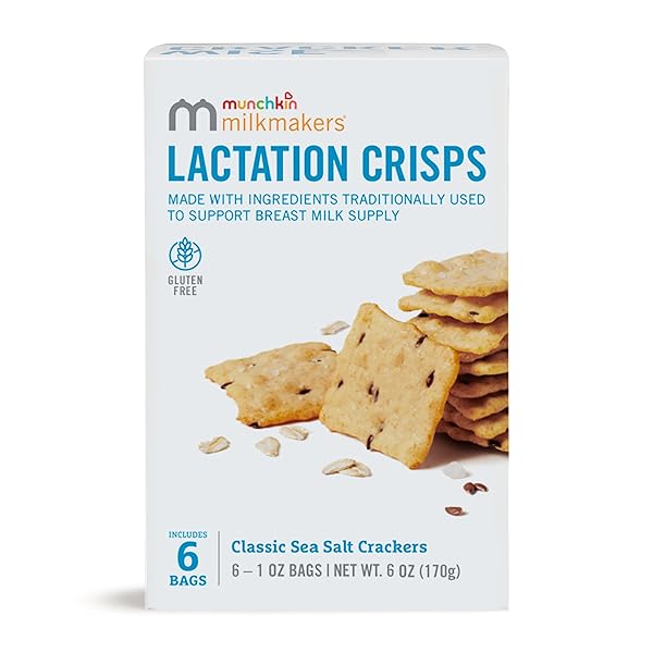 MUNCHKIN MILKMAKERS LACTATION CRISPS FOR NURSING, BREASTFEEDING &...
