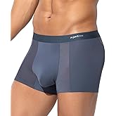 Arjen Kroos Mens Boxer Briefs Sexy Modal Mesh Underwear with Pouch Moisture Wicking Breathable Trunks 1 Pack