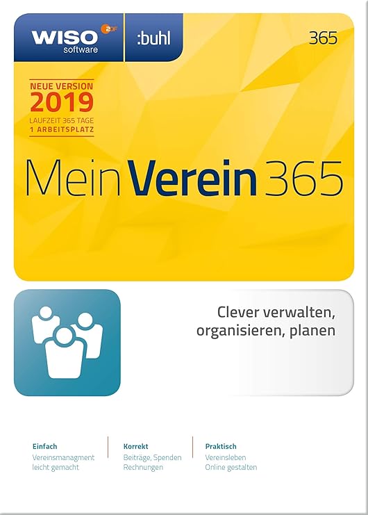 WISO Mein Verein 365 (2019) | 2019 | PC | PC Aktivierungscode per Email