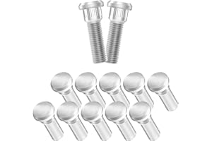 WEDFISH Wheel Studs,49mm Long & M12x1.5 Steel Lug Bolts,OEM#610-266 90942-02049 Wheel Lug Stud Car Accessories Compatible with Chevrolet Lexus Toyota Scion Pontiac