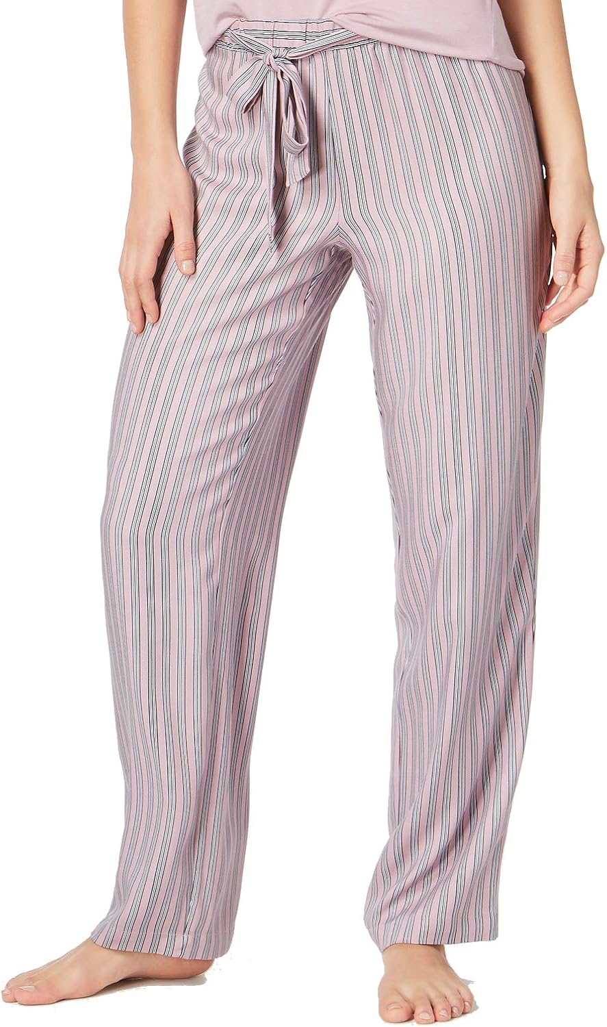 striped pink pants