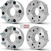 OCPTY 4PCS 5x4.5 to 6x5.5 Wheel Spacers Adapters 2" inch 12x1.5 Studs 74mm Hub Bore Forged Wheel Spacers Adapters 5 Lug fit for Accord for Avalon for Camry for Civic for CL for Crosstour