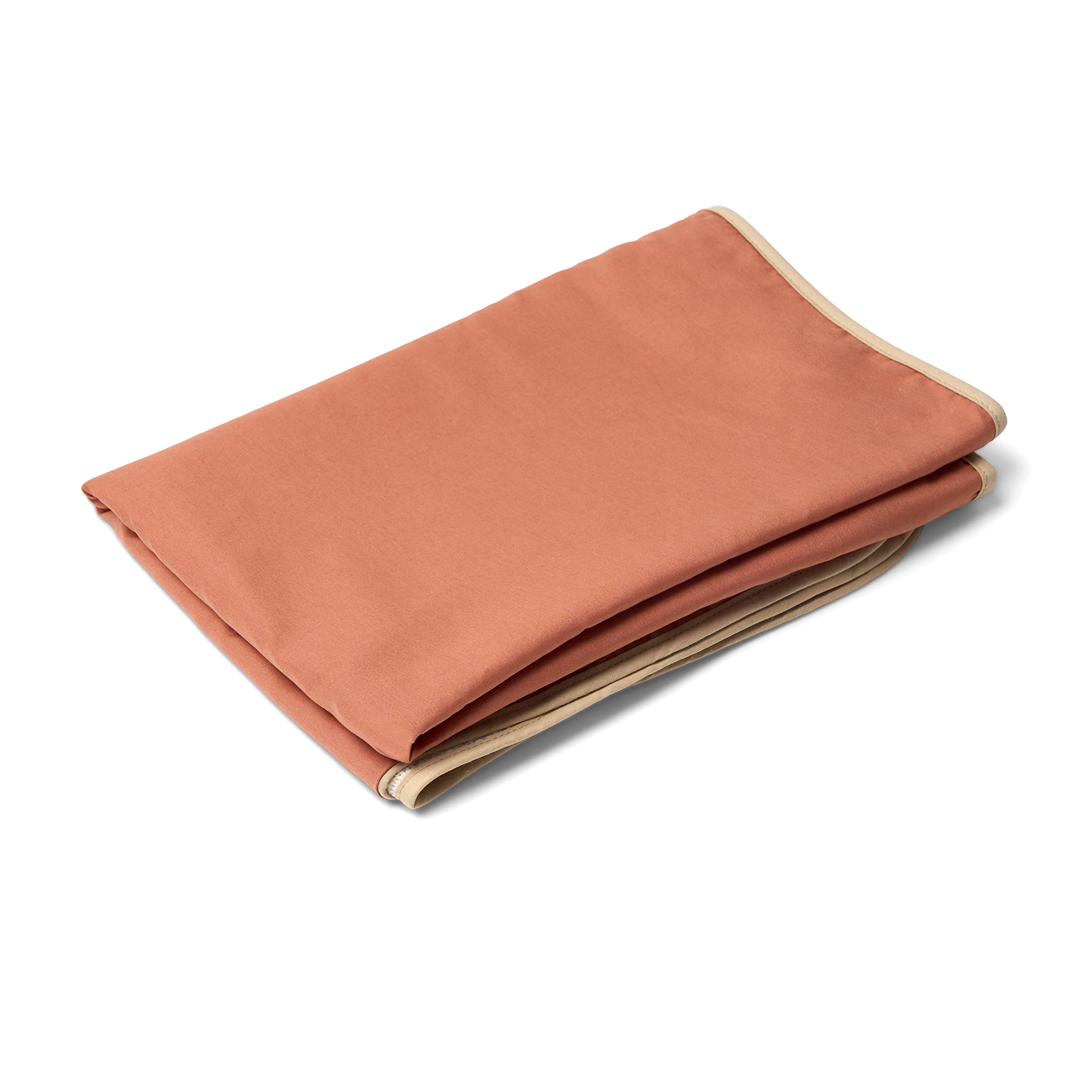 Clair de Lune | Organic Cellular Blanket | Two-Layer Design | 100% Extra Soft Breathable Cotton | Moses Basket, Pram, Travel | 70 x 90 cm – Rust