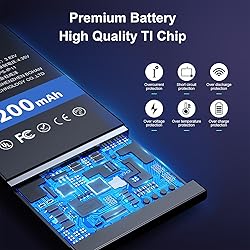 ElephantStory Battery for iPhone 11, 7200mAh High