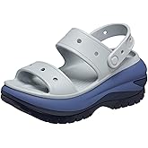Crocs Unisex Adult Mega Crush Sandal, Mirage/Multi, 9 Women/7 Men