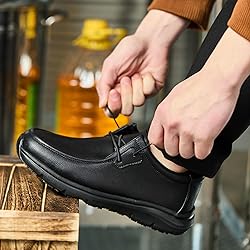 TEYTAP Non Slip Work Shoes for Men Women Waterproof