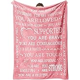SteadStyle Get Well Soon Gifts for Women- Inspirational Gifts Blanket, Feel Better After Surgery Gifts for Sick Women, Thinking of You Gift for Her Friend Sister Coworker, 60'' x 50''