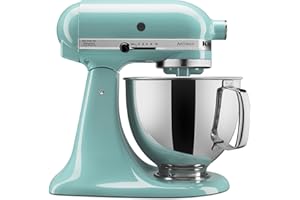 KitchenAid KSM150PSAQ Artisan Series 5-Qt. Stand Mixer with Pouring Shield - Aqua Sky