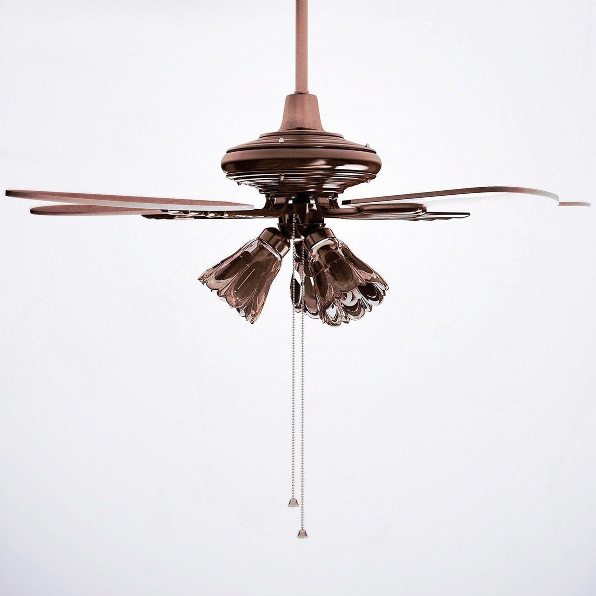 4 pack Beaded Pull Chain Extension, Each Chain Length 39 Inch (1 Meter) with Two Additional Matching Connectors, 3.2 mm Diameter Beaded, Silvery - - 