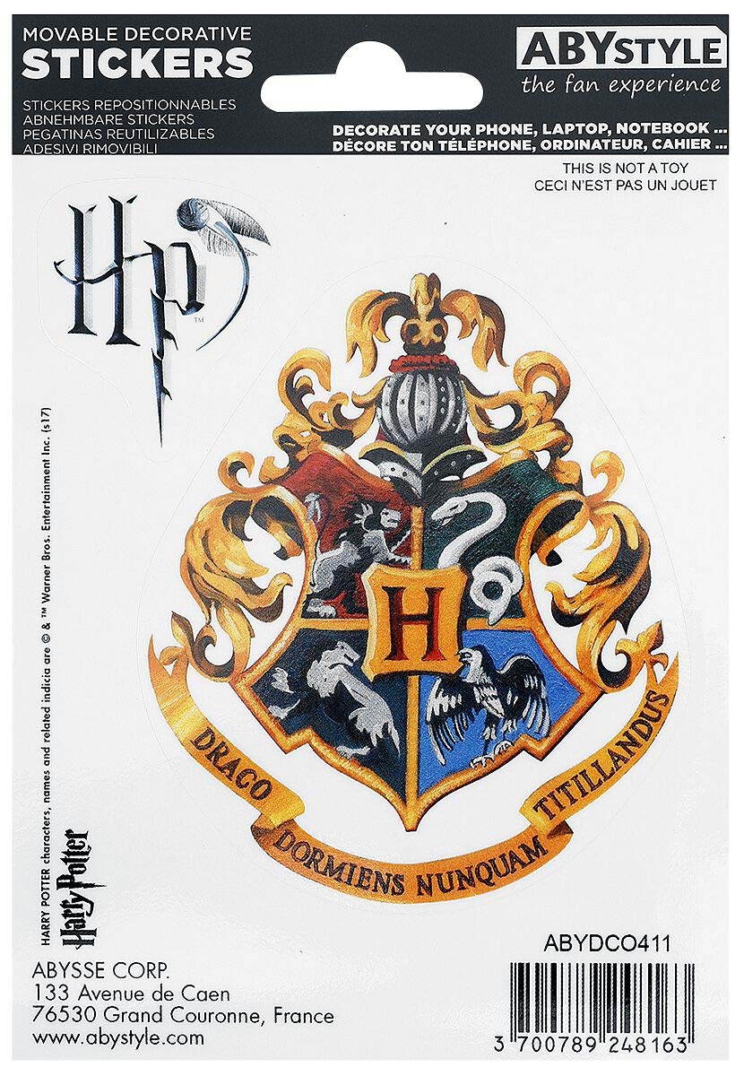 ABYstyle - Harry Potter – Sticker – 16 x 11 cm – Hogwarts Casas