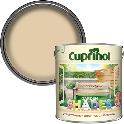 Cuprinol Garden Shades Country Cream 2.5 L Paint Wood Protector