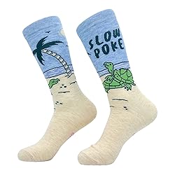 TrendWell Men's Slow Poke Socks Funny Offensive