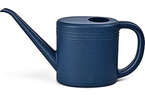 VKPLITE Watering Can for Garden Indoor Plants Outdoor Plant House Flower - 1/4 Gallon - Deep Blue