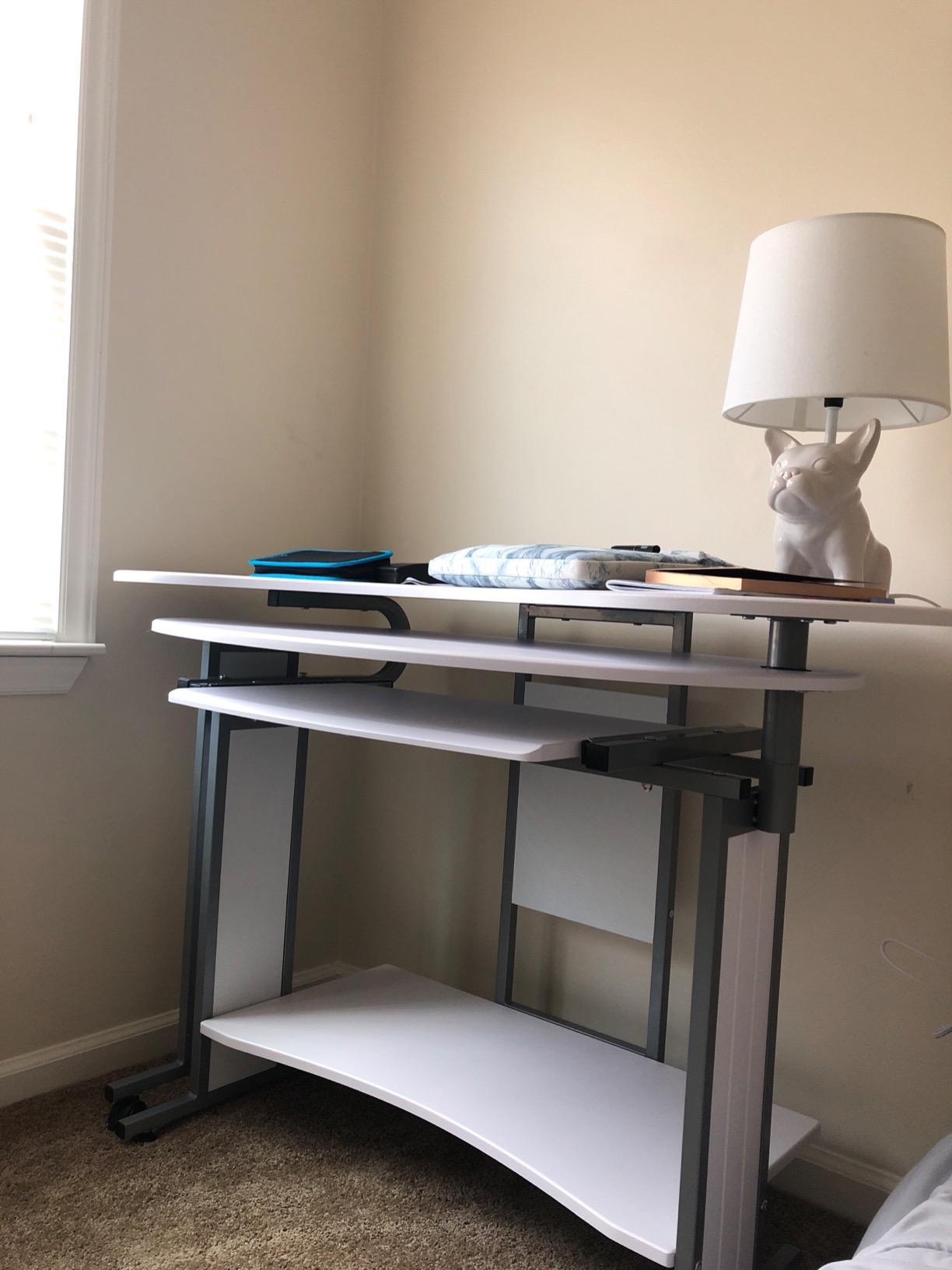 31/mo Finance LShaped Computer Desk, LITTLE TREE Rotating Corner