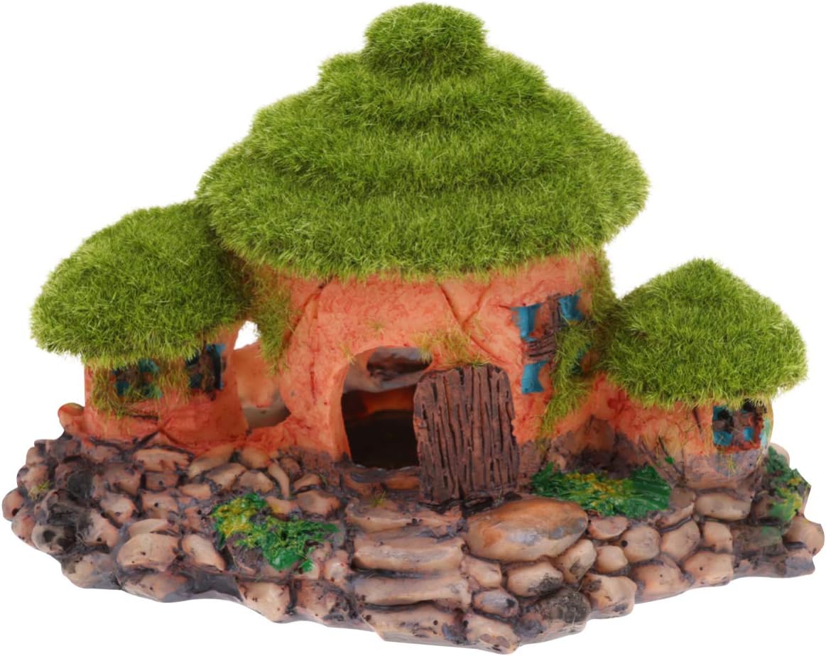 Amazon Balacoo 水族館ホビットハウス水槽隠し洞窟シェルター水族館造園装飾魚エビ Balacoo オーナメント 通販