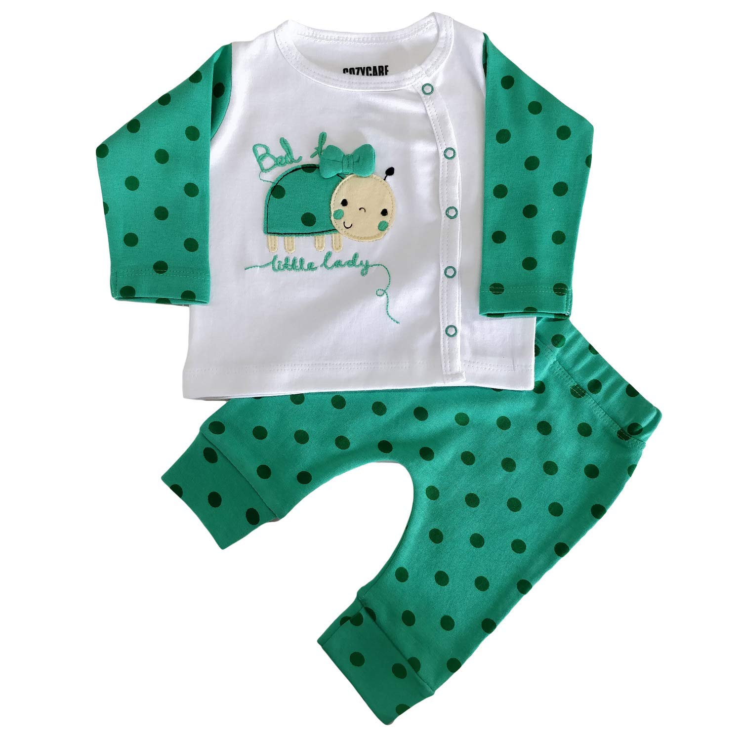 green baby vest