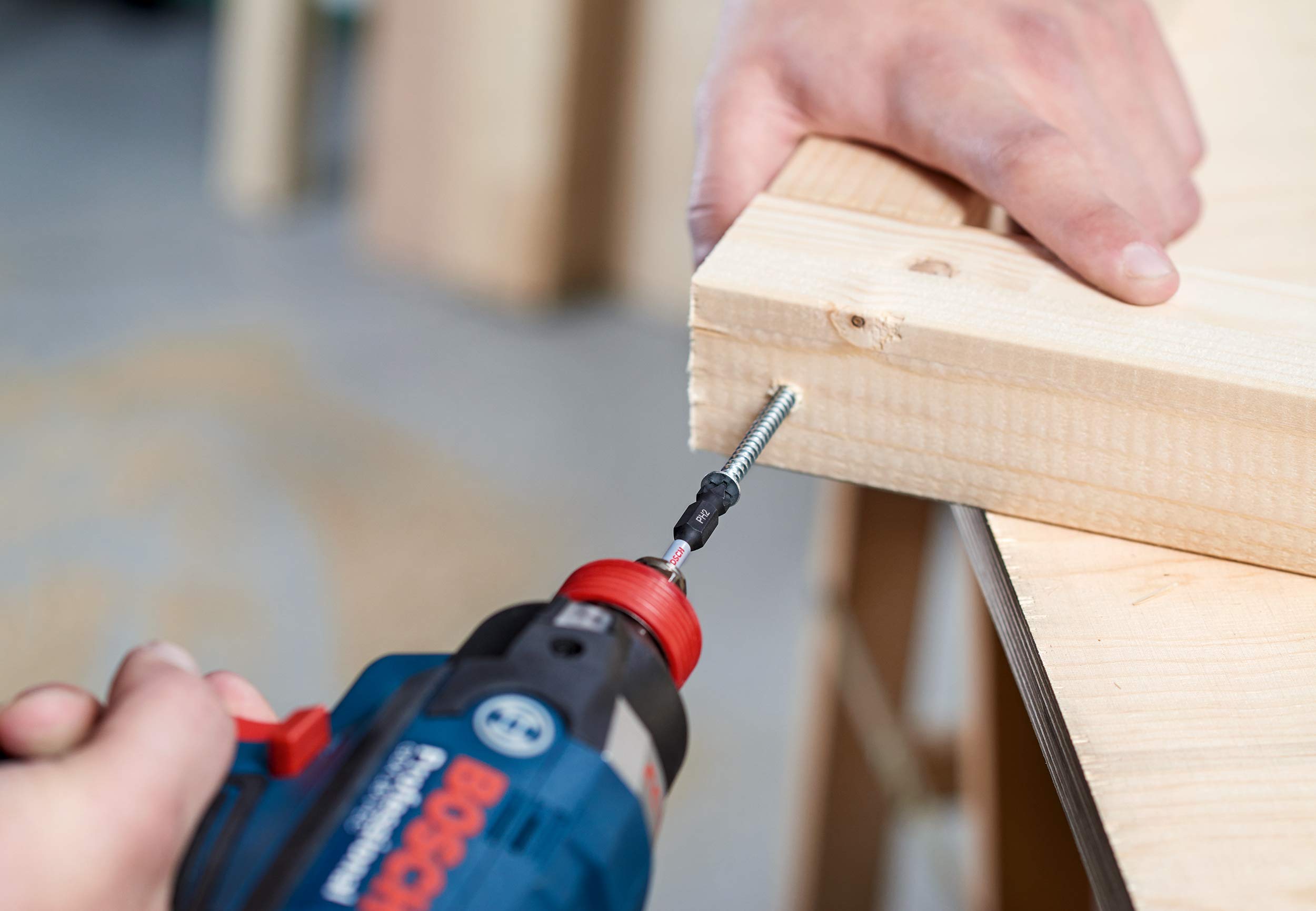 Bosch 3x PRO Pozidriv Impact Bit (100 x 50 mm, Professional Zubehör Schraubendreher, Schraubendreher) 6