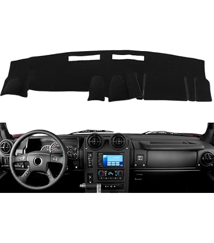 Hummer H2 SUV & SUT Chrome Billet Dash Groove Inserts – 7pc Kit H235C