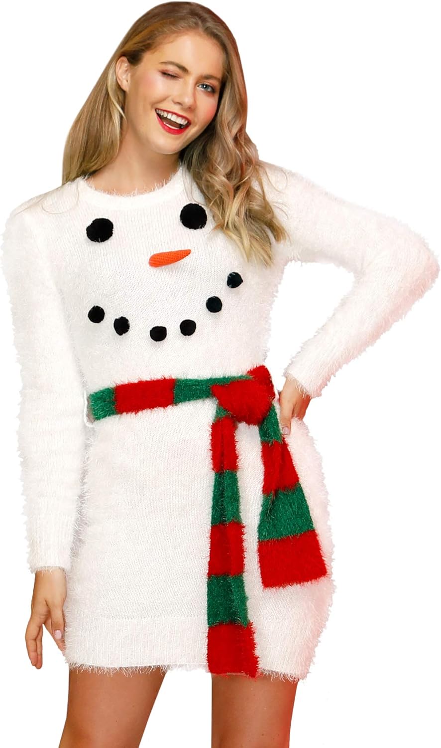 christmas knit dress