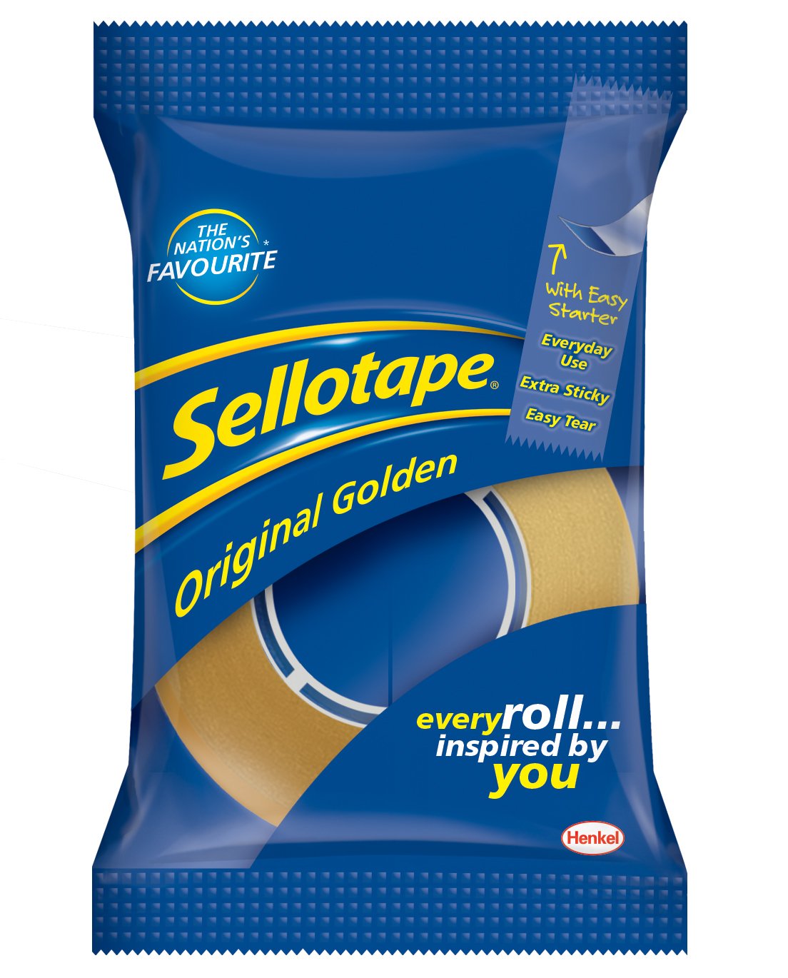 Sellotape Original Golden Tape 18mm x 33m