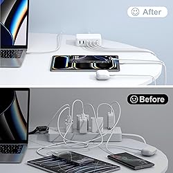 USB C Fast Charger, 150W 6 Port Desktop PD GaN Fast