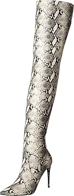 steve madden snakeskin thigh high boots