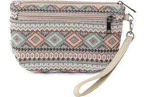BBORGDC Women Zipper Wristlet Wallet with Coin Pocket