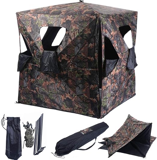 SMW Ground Hunting Blind Portable Deer Pop Up Camo Hunter