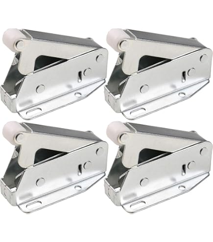Silver Mini Tip Latch Spring Loaded Door Cupboard Cabinet Caravans Locks Catch e Silver Mini Tip Latch Spring Loaded Door Cupboard Cabinet Caravans Locks Catch e