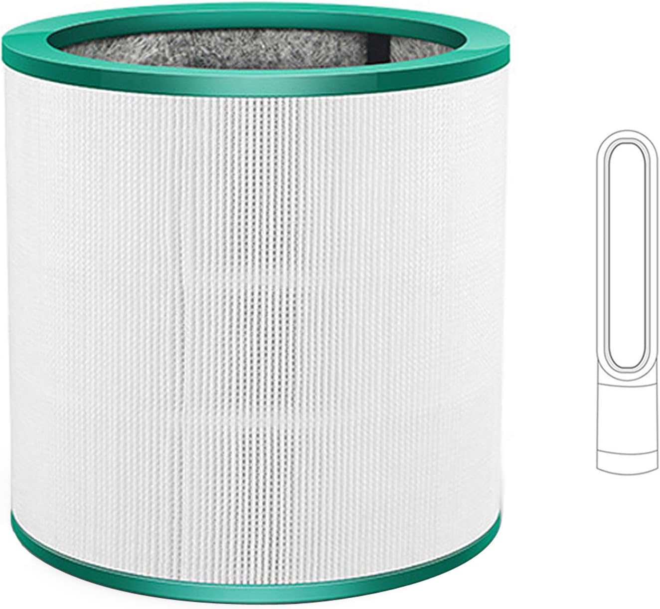 Compatible for Dyson Air Purifier Filter TP00 / 03/02 / AM11 / BP01