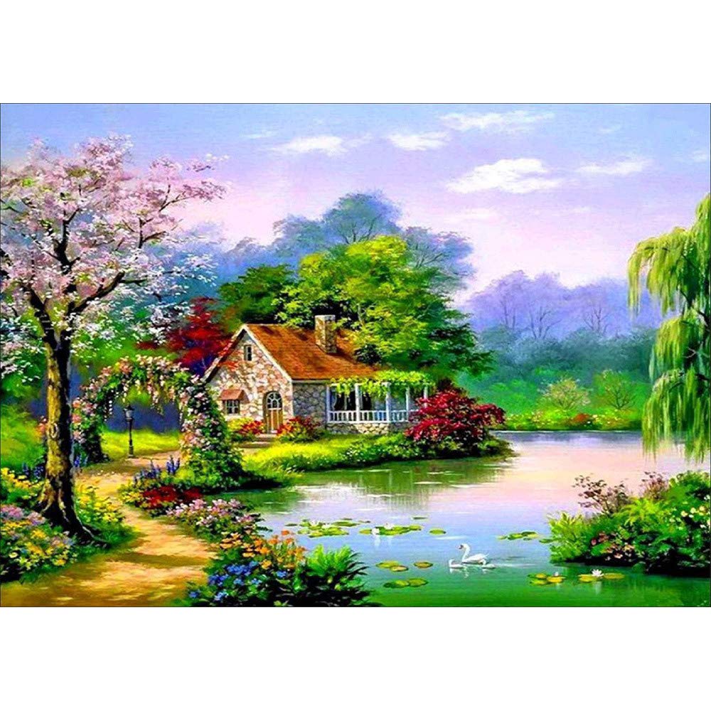 Rameng- Diamante Bordado Paisaje 5d Diamante Pintura Kits de ...