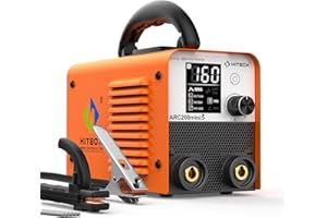 HITBOX Mini Stick Welder, 110V 2 in 1 ARC/Lift TIG Welding Machine, LCD Digital Display IGBT Inverter Welder,Portable Welder 