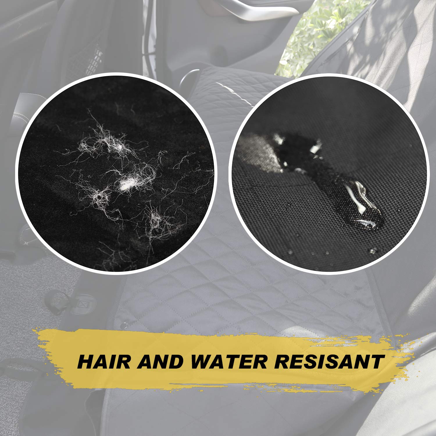 Seven Sparta Universal Dog Car Seat Covers 100% Waterproof Pet Hammock, 53.2\