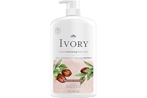 Ivory Gentle Exfoliating Body Wash, Notes of Jojoba Scent, 1.03 L