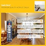 Everbuild Sika Caulk Once Premium Acrylic Caulk 295ml White view 3