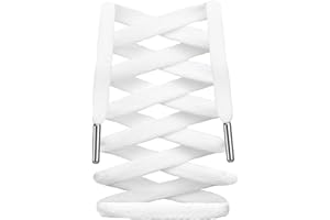LitLaces - Premium Flat Cotton Shoe Laces Replacement for Air Jordan, Nike Dunk, Air Force 1, Converse, & Casual Shoes