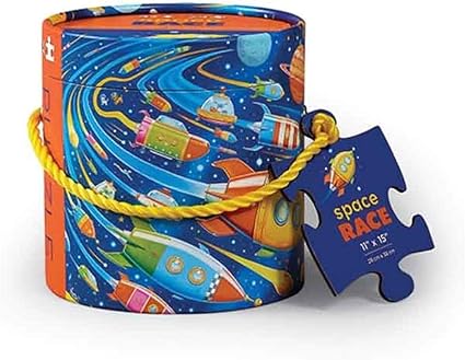 Amazon.com: Crocodile Creek - Puzzle para niños a partir de 3 años, Carrera espacial: Toys \u0026 Games