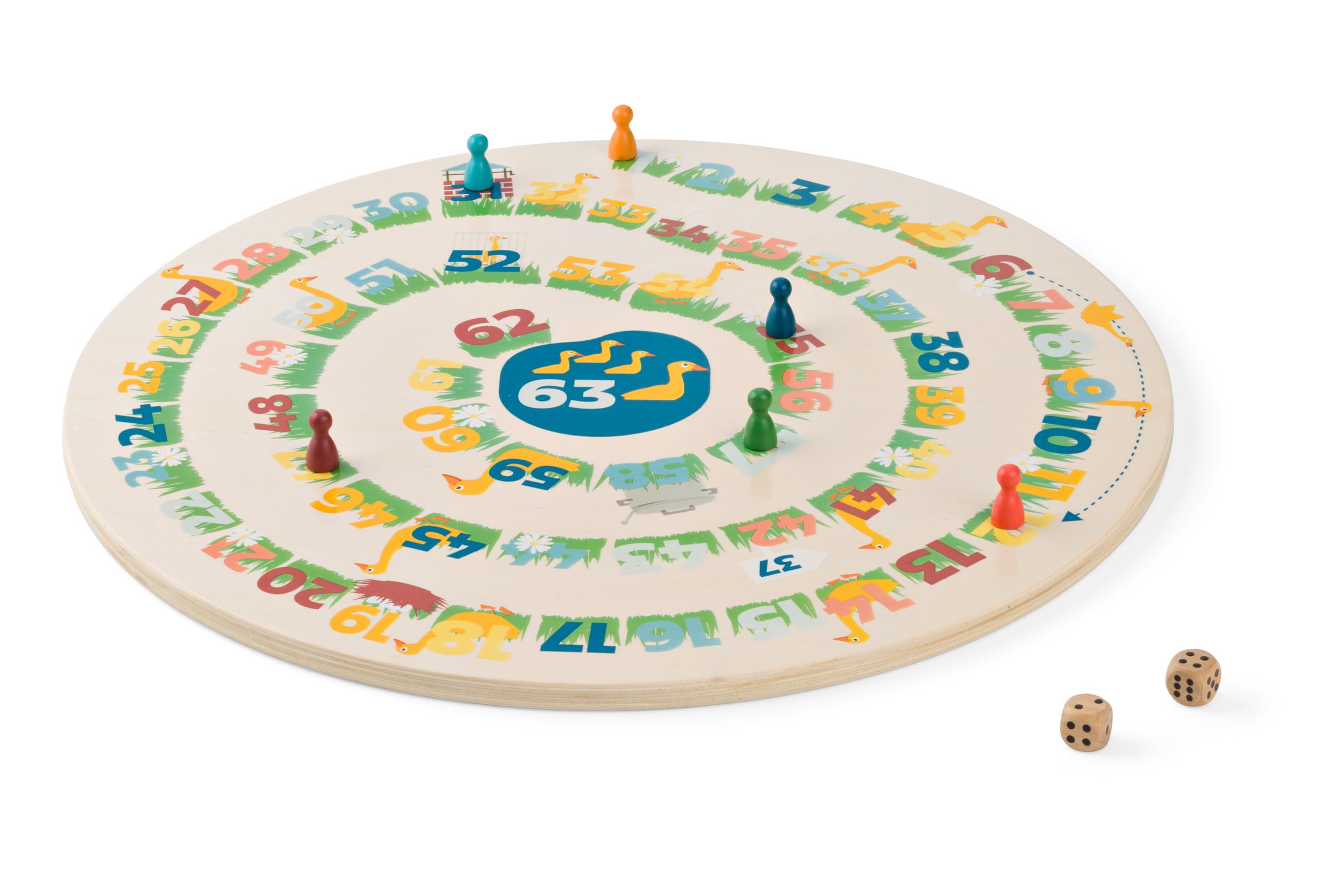 BS Toys Tock & Gans - Gesellschaftsspiel/Brettspiel für Kinder & Erwachsene - Geschenk für Geburtstag/Weihnachten - Brettspiele ab 6 Jahren, Für 2-6 Spieler 3