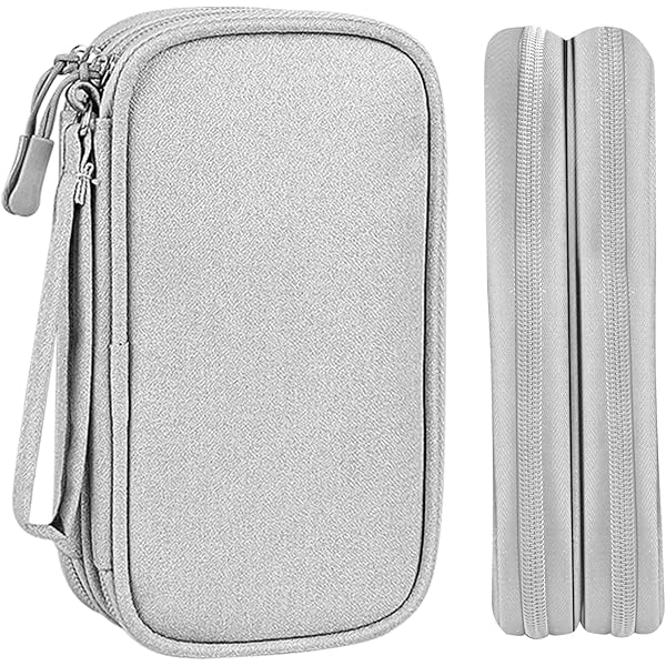 DUMEALAGR Organizador Electrónico Organizador De Cables Compacto Organizador De Viaje Bolsa De Accesorios Electrónicos Estuches Bolsa De Almacenamiento Impermeable Para Cable USB Tarjeta SD Banco De
