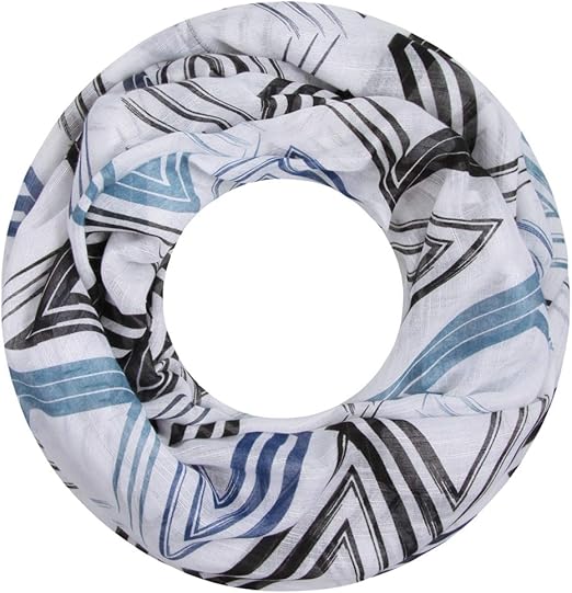 Majea super weicher Damen Loop Schal viele Farben Muster Schlauchschal Halstuch in aktuellen Trendfarben