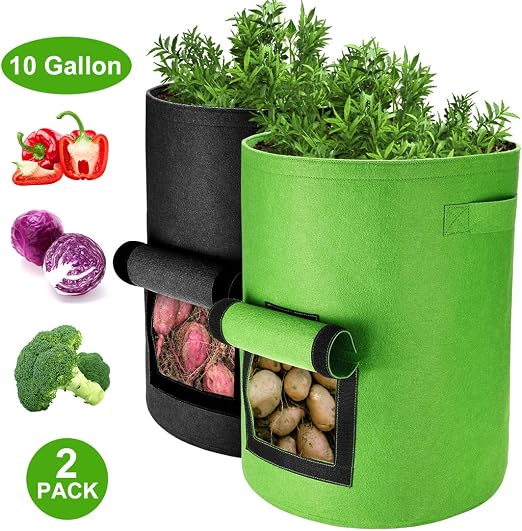 Homealexa Bolsas de Cultivo de Papa 2Pcs, Bolsa de Cultivo de ...