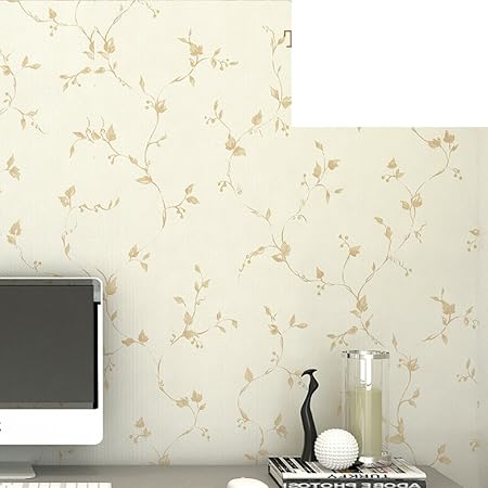 Garden Vine Patterned Living Room Bedroom Study Wallpaper Tv