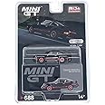 911 Carrera RS 2.7 Black with Red Livery with Red Stripes Limited Edition to 4800 Pieces Worldwide 1/64 Diecast Model Car by True Scale Miniatures MGT00688