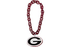 FANFAVE Aminco Georgia Bulldogs NCAA Fan Chain, Red