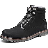 DECARSDZ Men's Fashion Lace-up Casual Chukka Boots for Men Zipper Boot