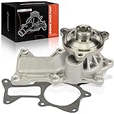 A-Premium Engine Water Pimp W/Gasket [OHV, 6Cyl 3.8L] Compatible with Jeep Wrangler 2007 2008 2009 2010 2011, Replace for# 04